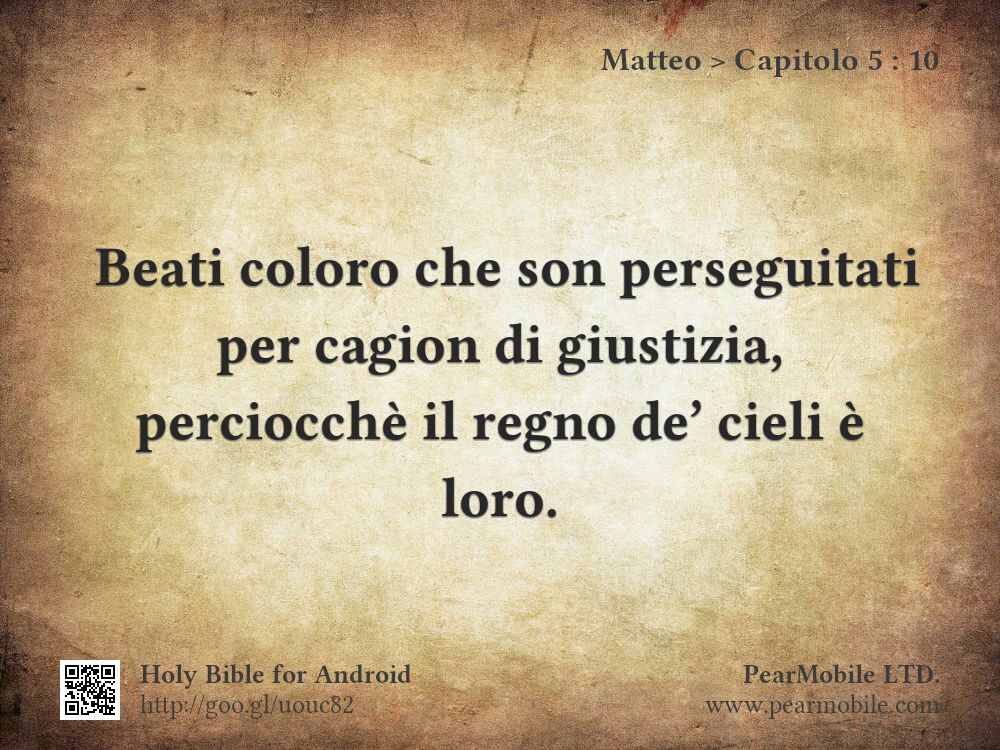 Matteo, Capitolo 5:10